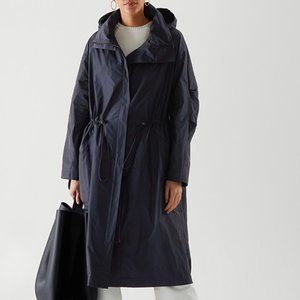 COS lightweight parka coat